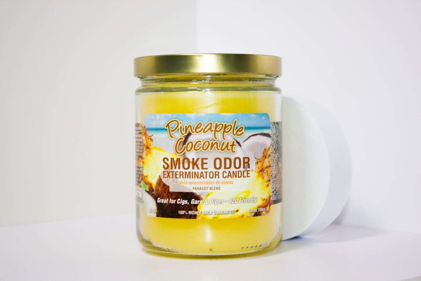 Pineapple Coconut Smoke Odor Candle
