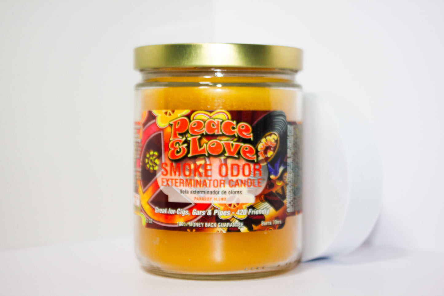 Peace & Love Smoke Candle