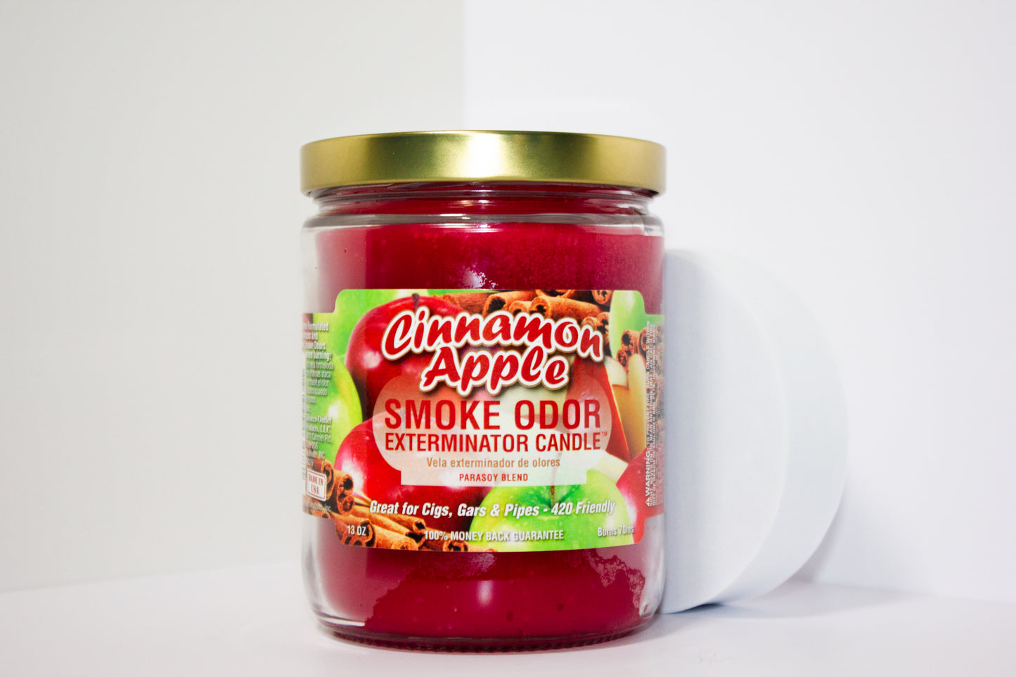 Cinnamon Apple Smoke Candle