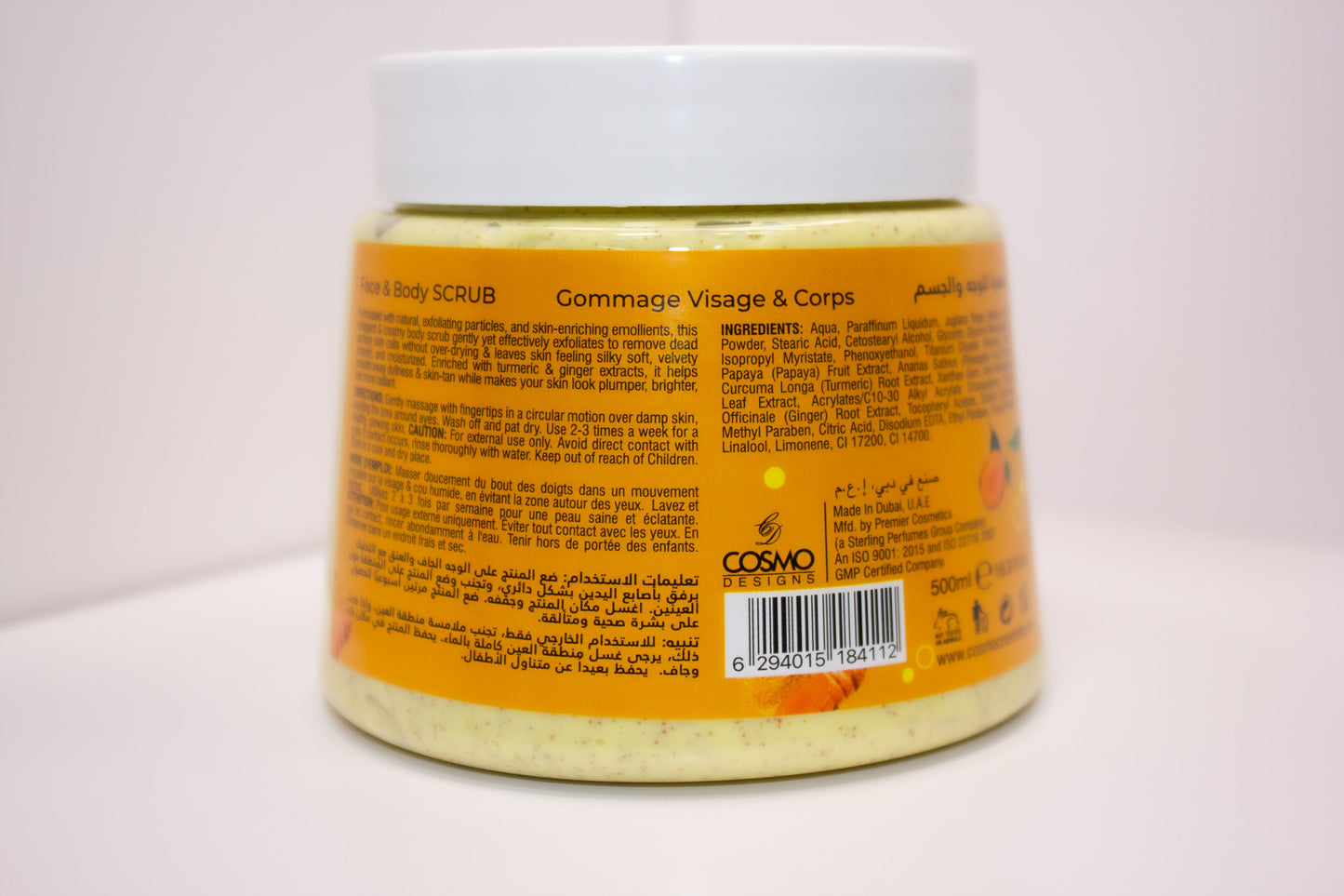 Turmeric & Ginger face & Body Scrub