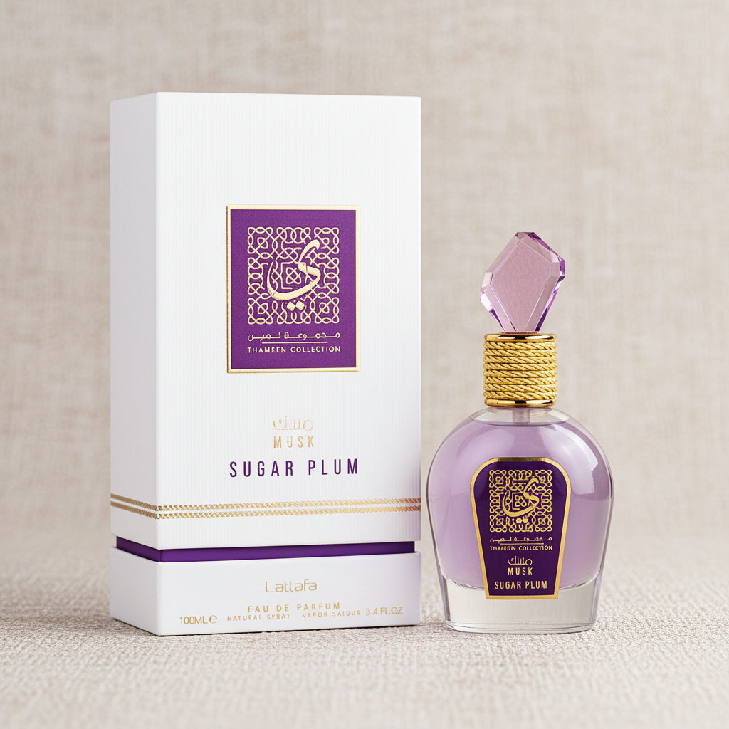 Lattafa Sugar Plum Thameen Musk Collection