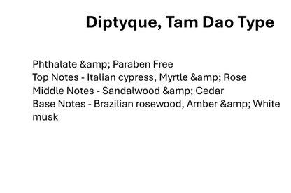 Diptyque, Tam Dao Type