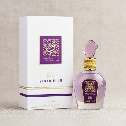 Lattafa Sugar Plum Thameen Musk Collection
