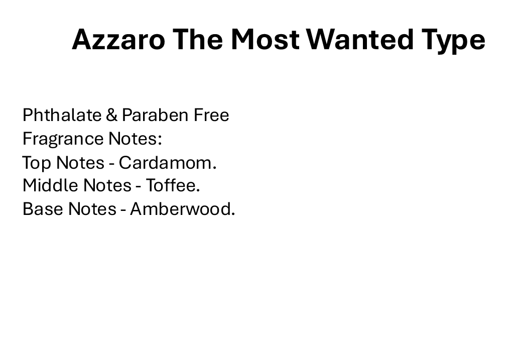 Azzaro The Most Wanted Type