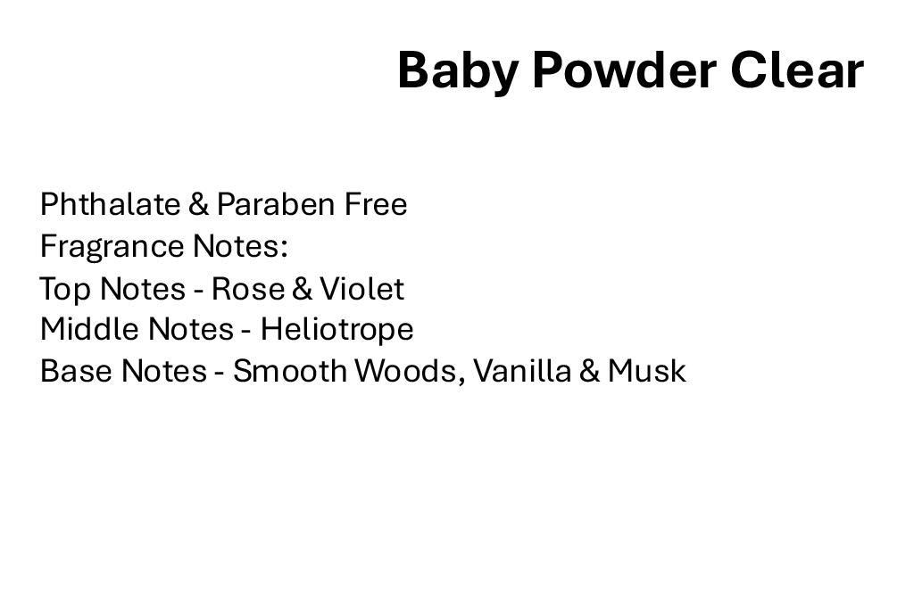 Baby Powder Clear