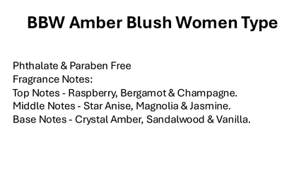 BBW Amber Blush Women Type