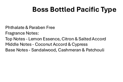 Boss Bottled Pacific Type
