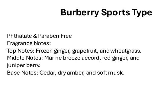 Burberry Sports Type