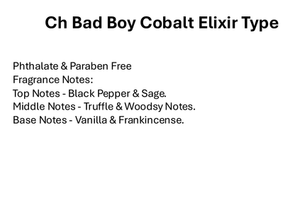 Ch Bad Boy Cobalt Elixir Type