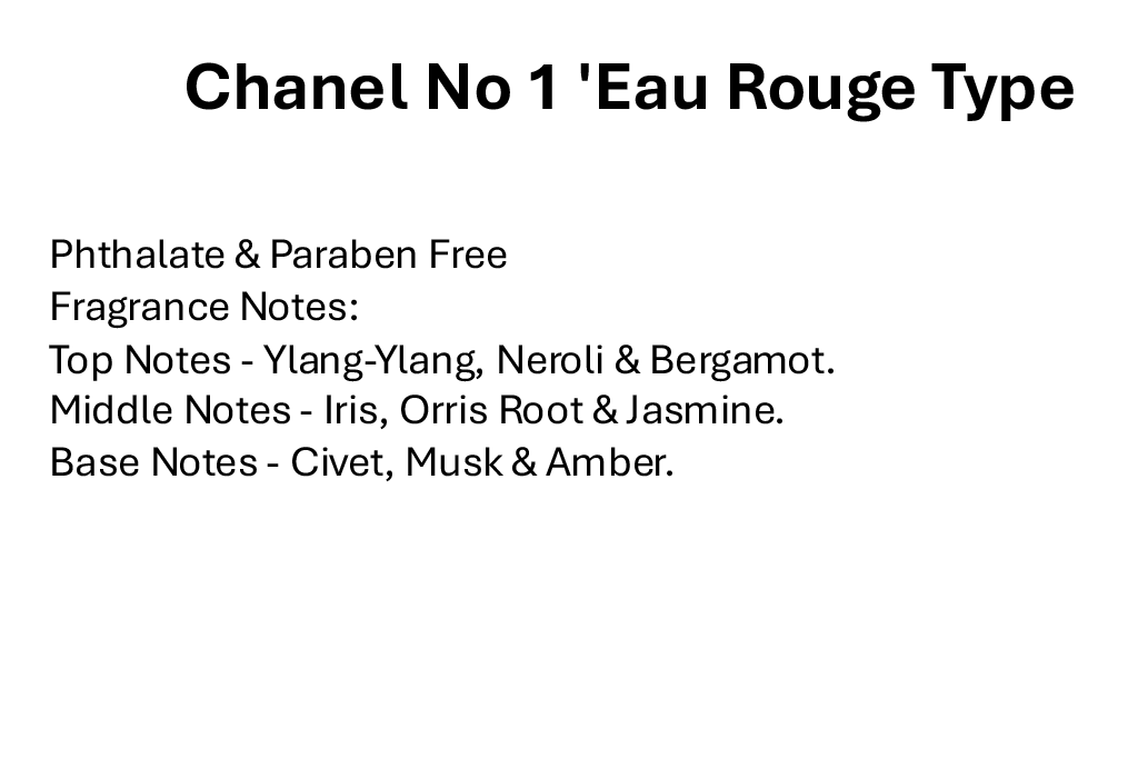 Chanel No 1 'Eau Rouge Type