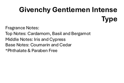 Givenchy Gentlemen Intense Type