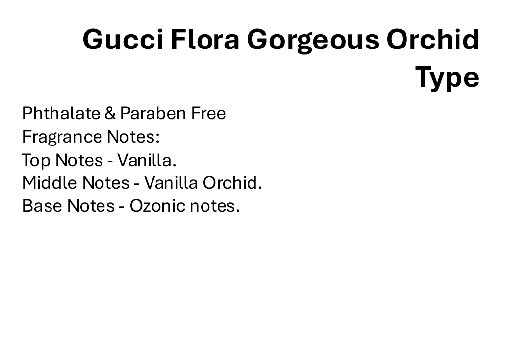 Gucci Flora Gorgeous Orchid Type