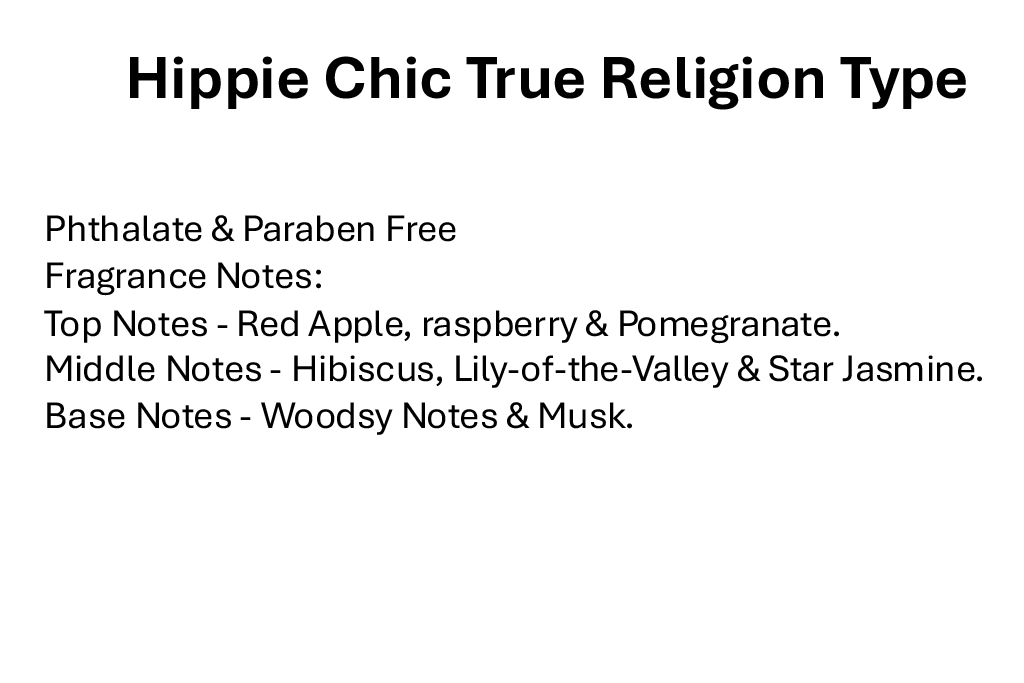 Hippie Chic True Religion Type