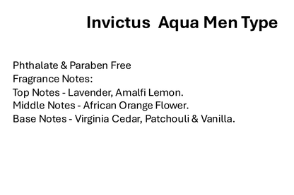 Invictus  Aqua Men Type