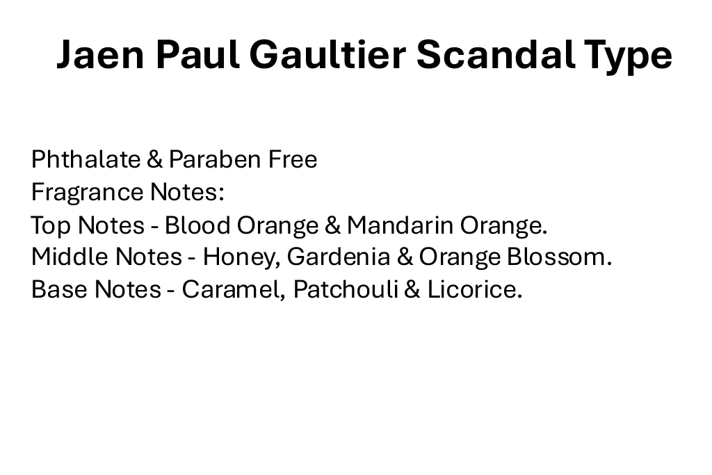 Jaen Paul Gaultier Scandal Type