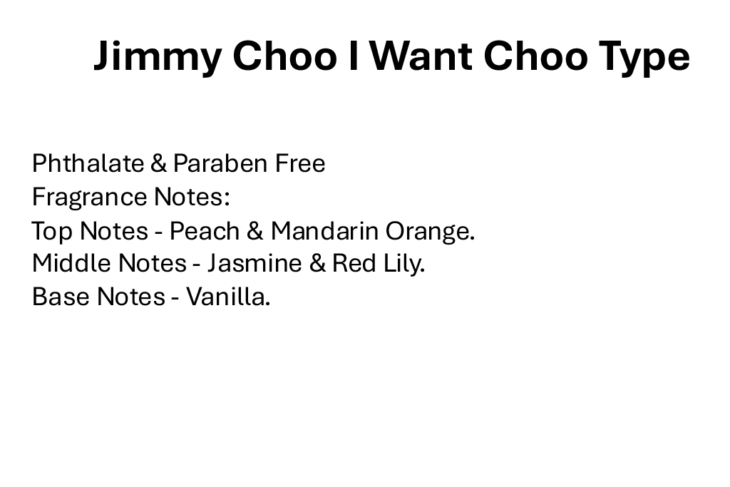 Jimmy Choo I Want Choo Type