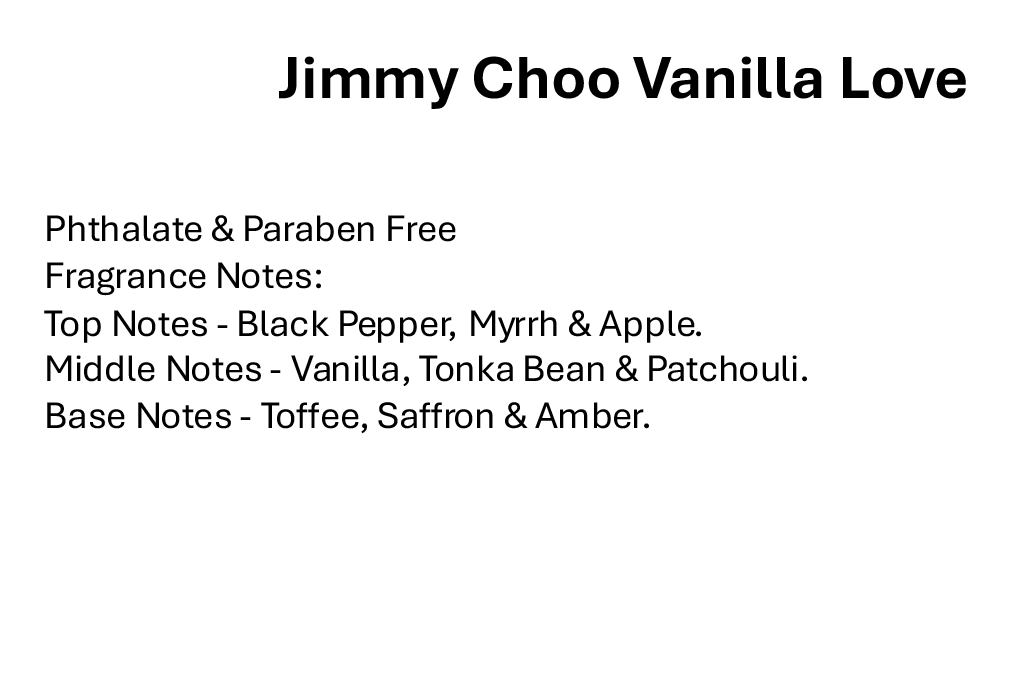 Jimmy Choo Vanilla Love