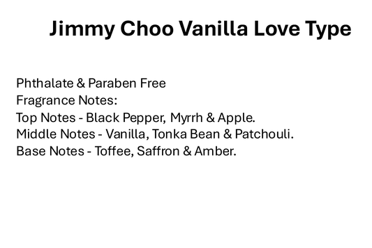 Jimmy Choo Vanilla Love Type