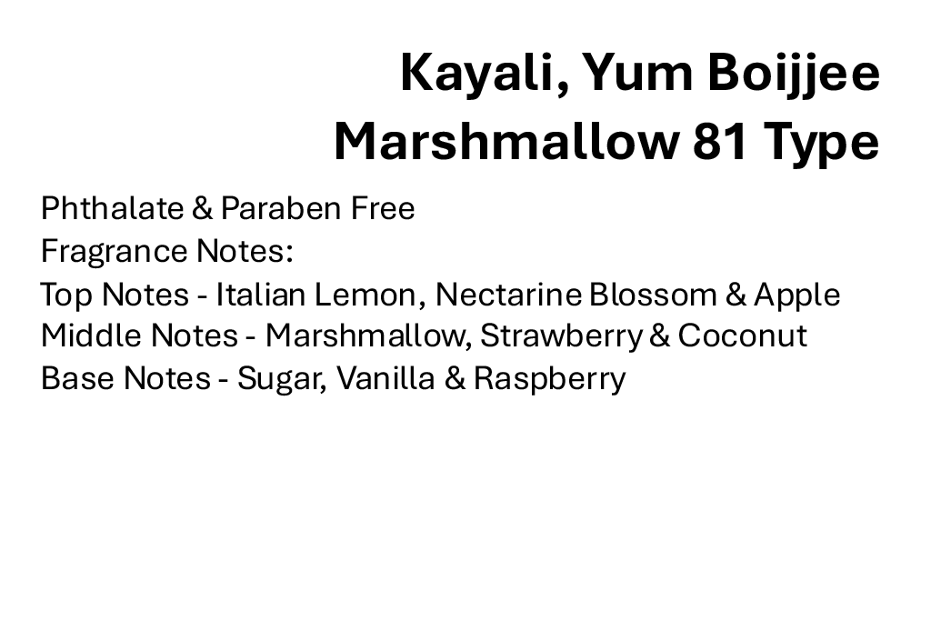 Kayali, Yum Boijjee Marshmallow 81 Type