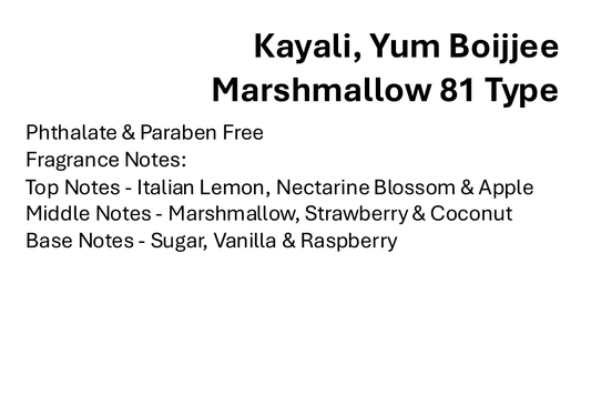 Kayali, Yum Boijjee Marshmallow 81 Type