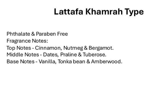 Lattafa Khamrah Type