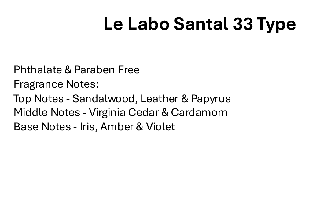 Le Labo Santal 33 Type