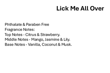 Lick Me All Over