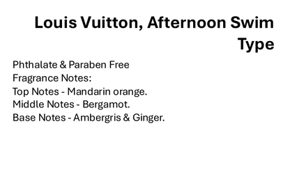 Louis Vuitton, Afternoon Swim Type