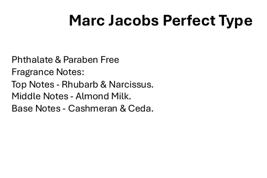 Marc Jacobs Perfect Type