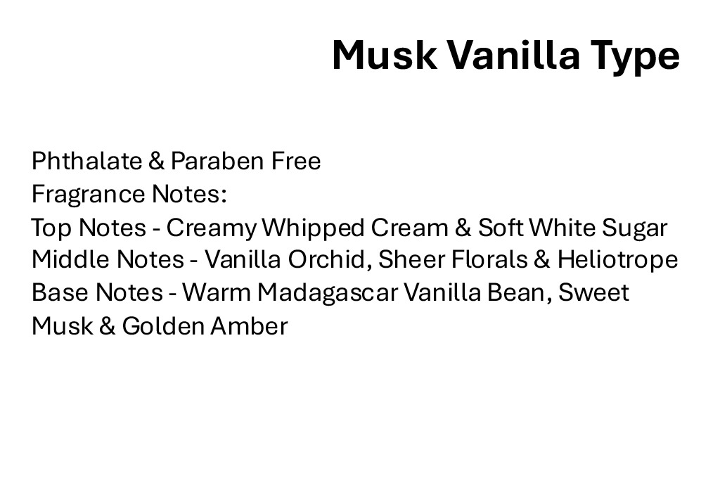 Musk Vanilla Type
