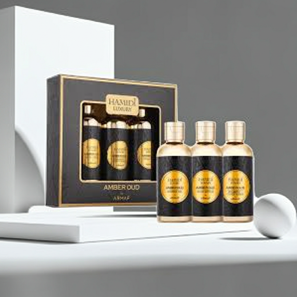 Hamidi Luxury Amber Oud Set by Armaf