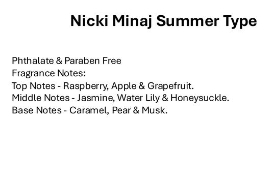 Nicki Minaj Summer Type