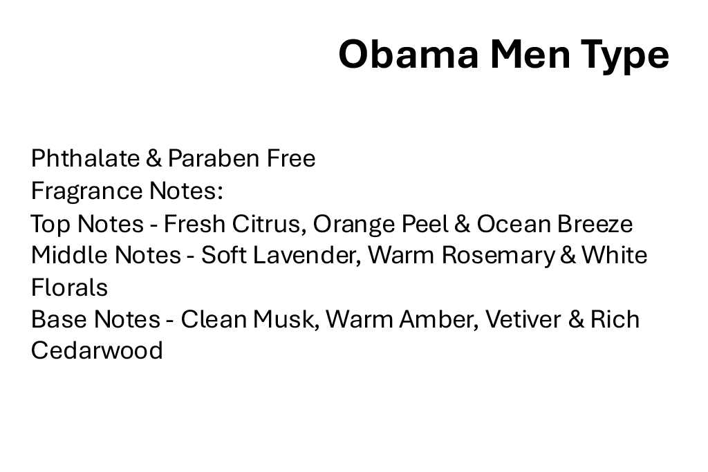 Obama Men Type
