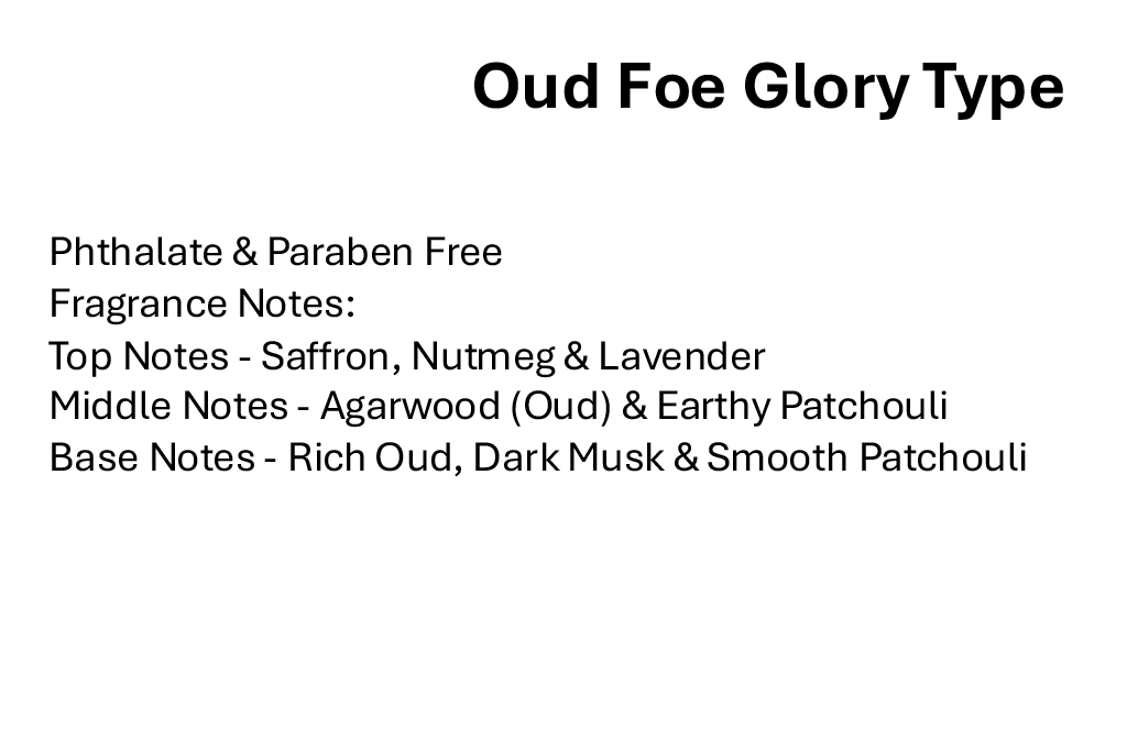 Oud Foe Glory Type