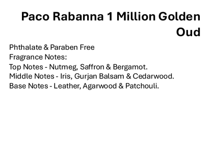 Paco Rabanna 1 Million Golden Oud