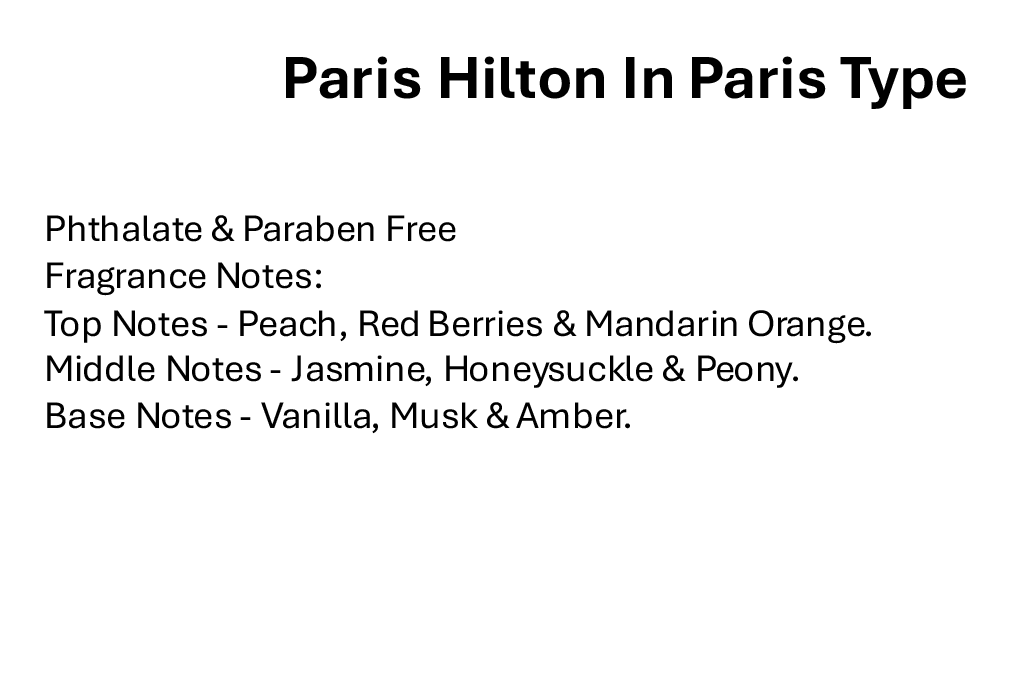 Paris Hilton In Paris Type