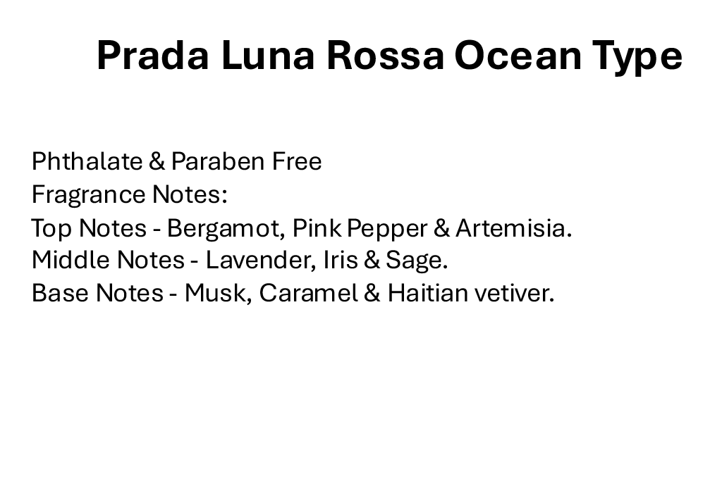 Prada Luna Rossa Ocean Type