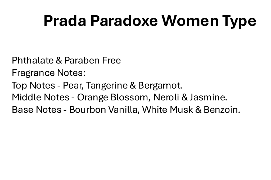 Prada Paradoxe Women Type