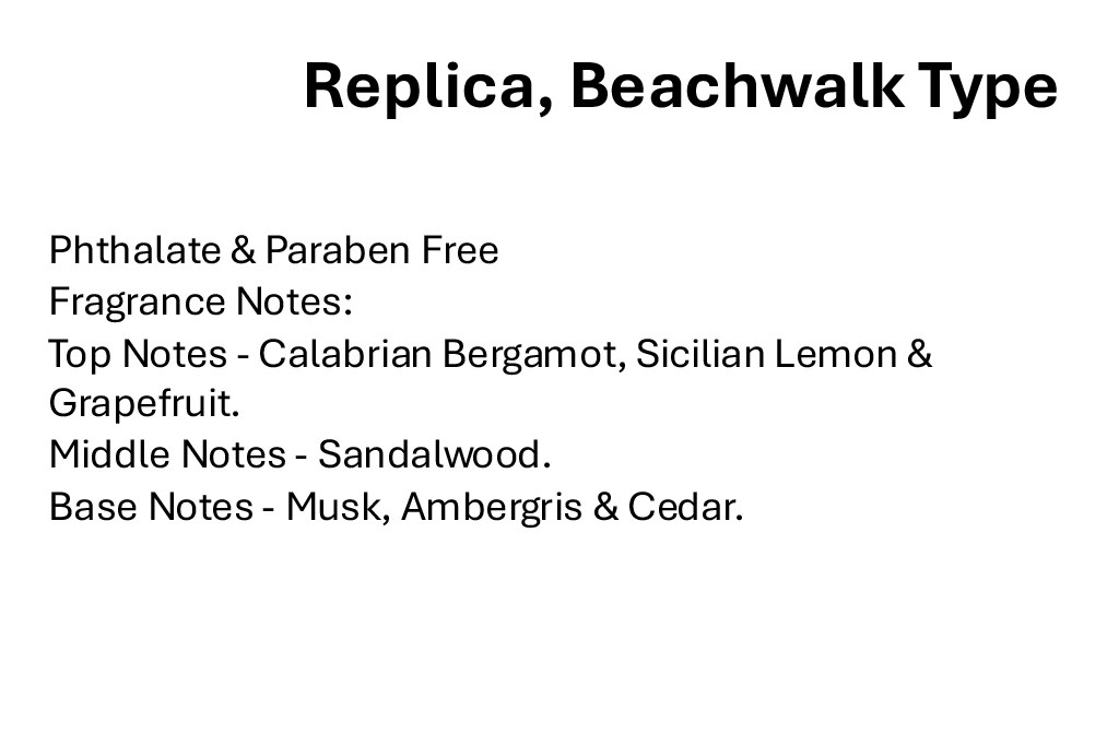 Replica, Beachwalk Type