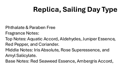 Replica, Sailing Day Type