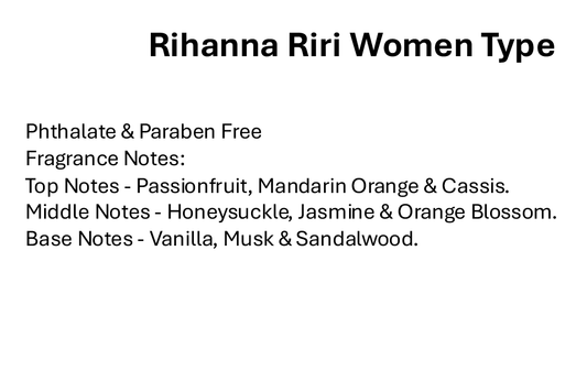 Rihanna Riri Women Type