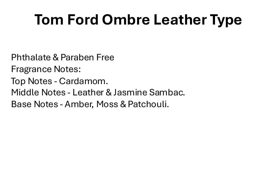 Tom Ford Ombre Leather Type