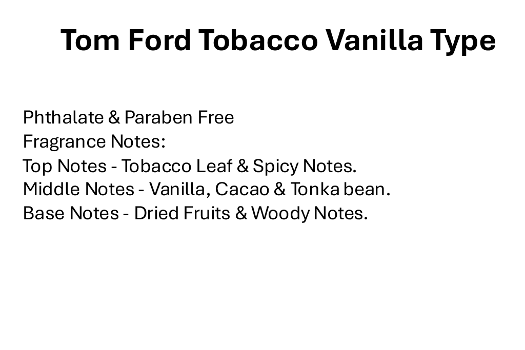 Tom Ford Tobacco Vanilla Type