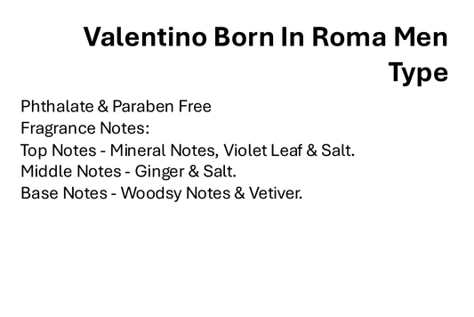 Valentino Born In Roma Men Type