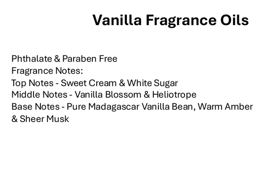 Vanilla Fragrance Oils