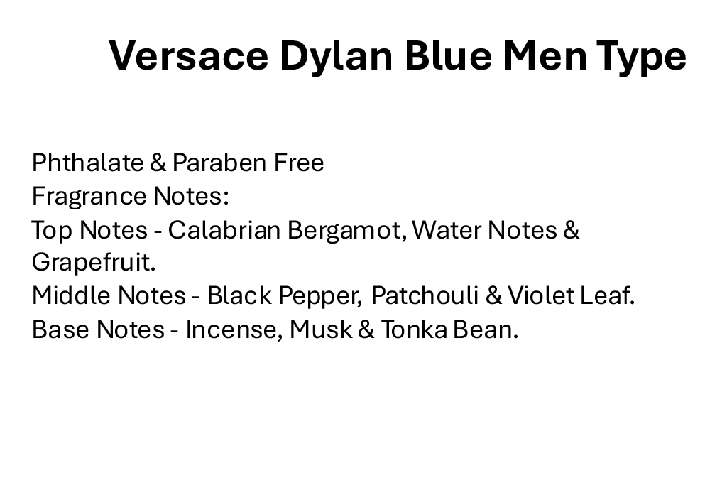 Versace Dylan Blue Men Type
