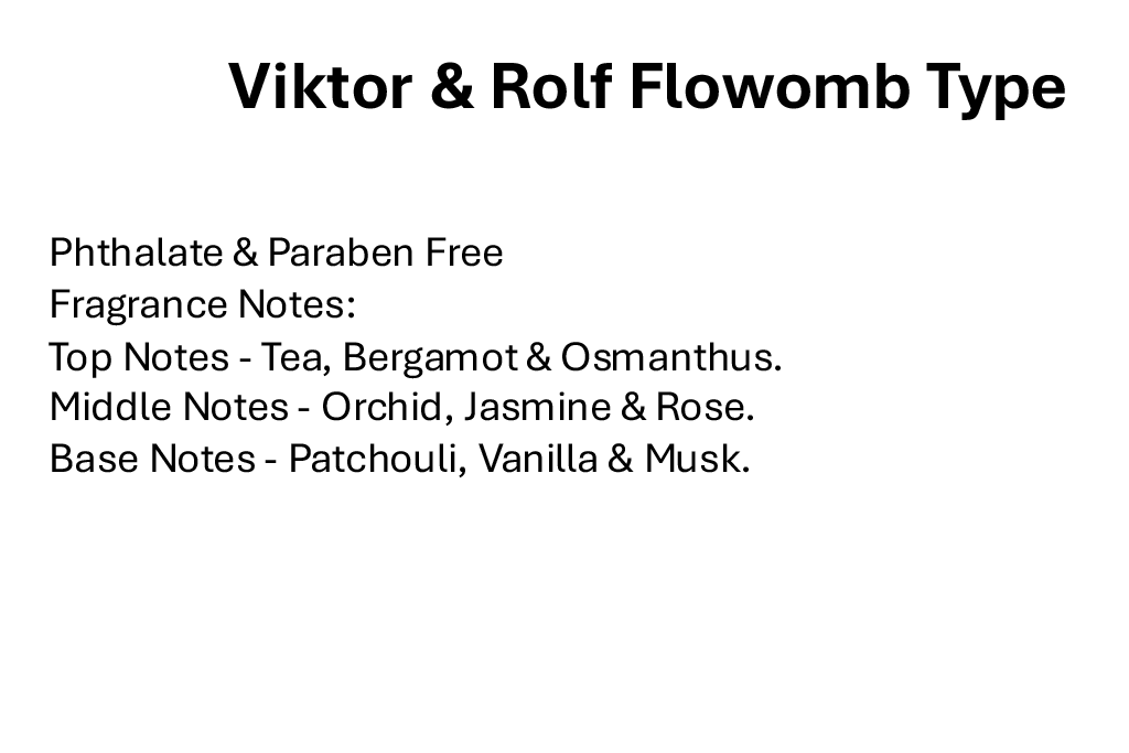 Viktor & Rolf Flowomb Type