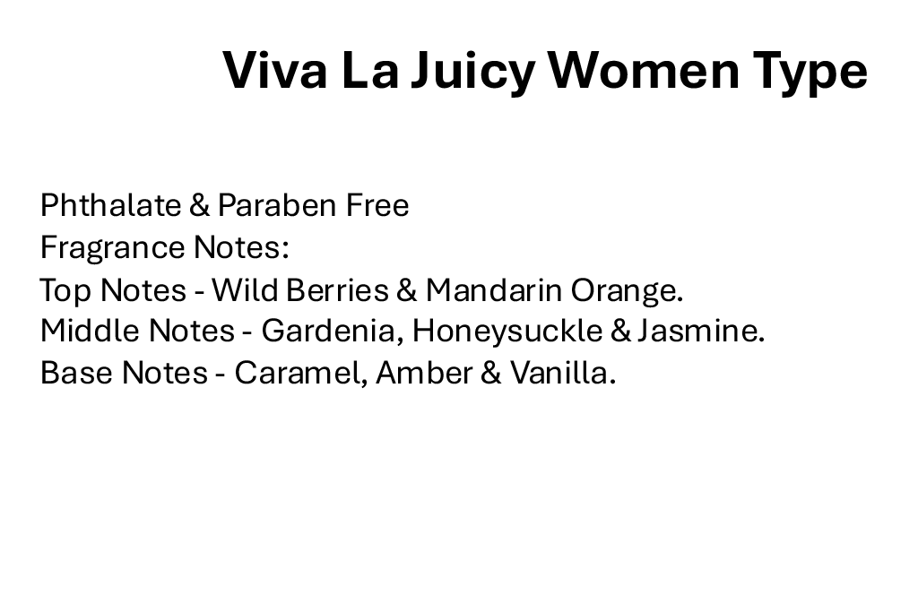Viva La Juicy Women Type