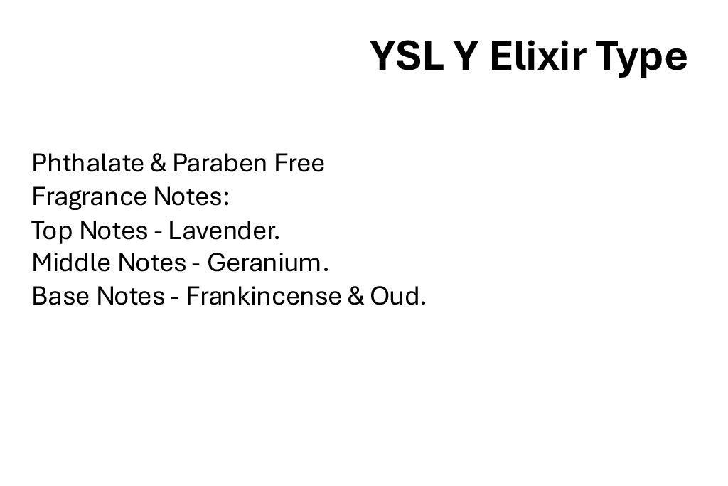 YSL Y Elixir Type